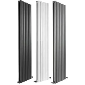 Radiatore per il riscaldamento dell'acqua calda centrale in acciaio con riscaldamento di calore verticale dal design decorativo moderno montato a parete per il sistema di riscaldamento domestico 1