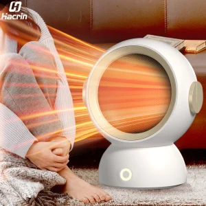 Riscaldatore elettrico 1200W Mini ventilatori di riscaldamento Piccolo ventilatore portatile PTC Riscaldatore Ventilatore di aria calda Riscaldatore di spazio desktop per la camera da letto di casa 220V 1