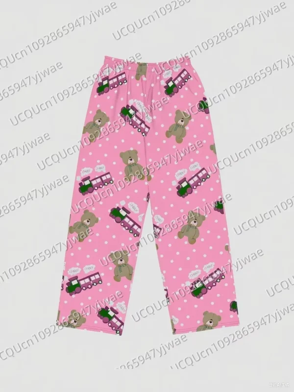Pigiama KPop Demon Hunters 2025 KPop Demon Hunters Bear Stampa 3D Pantaloni lunghi moda casual per pantaloni moda autunno bambino/adulti 3