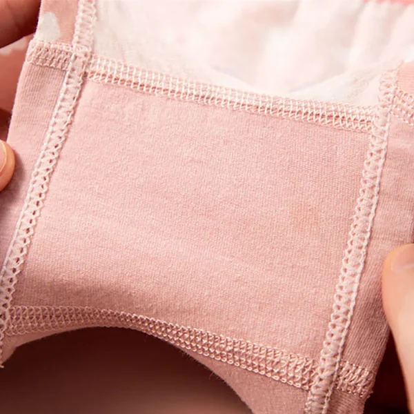 Stravagante biancheria intima da ragazza in cotone di classe A, estiva, anti lampeggiante, modello carino e vivace, adatta per la scuola, abbigliamento giocoso e quotidiano 5