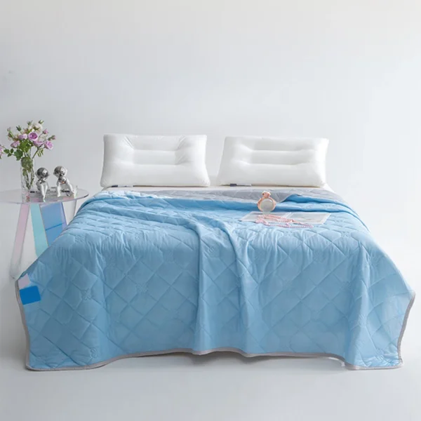 Coperta rinfrescante di grado A per letto Morbida ed traspirante trapunta estiva king size Queen Aria condizionata Piumino Coperte leggere e fresche 2