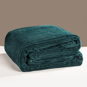 Bonenjoy Coperta da letto Colore verde Morbida coperta di flanella Singola Queen King Plaid caldi per letti mantas de cama Thow Coperte 1