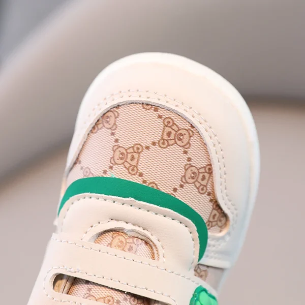 1 paio di scarpe per bambini primavera nuovo bambino suola morbida scarpe da passeggio per bambini versatili scarpe sportive per ragazze orsetto scarpe casual per cartoni animati 5