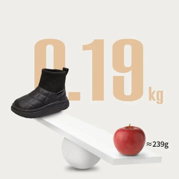 Stivali invernali per bambini scarpe alla caviglia moda invernale stivali da neve per bambini Unisex scarpe da bambino calde in peluche Casual per neonate impermeabili 3