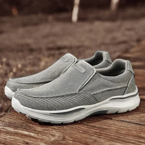 Scarpe di tela da uomo mocassini classici da uomo scarpe casual scarpe da passeggio piatte da uomo traspiranti sneakers 1