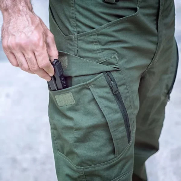 Pantaloni cargo elastici da uomo Primavera Autunno Autunno Pantaloni tattici Campeggio Escursionismo Trekking Arrampicata Sport militari ad asciugatura rapida all'aperto 6