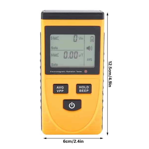Tester di radiazioni digitali GM3120 Rilevatore di radiazioni elettromagnetiche digitali Tester EMF Tester di radiazioni Rilevatore di radiazioni GM3120 3