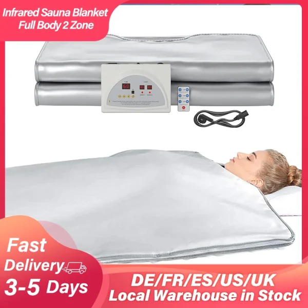 Coperta per sauna Spa domestico portatile per disintossicare e perdere peso Coperta per sauna per il sudore con controllo della temperatura 1
