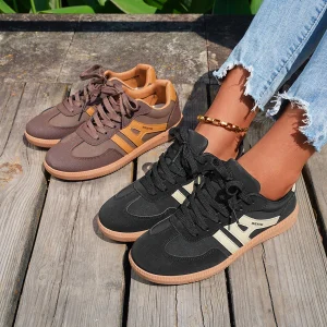 Sneakers da donna primavera autunno New Fashion Flats scarpe sportive da donna Casual Outdoor Lace Up Low Top scarpe da corsa Sneakers da donna 1