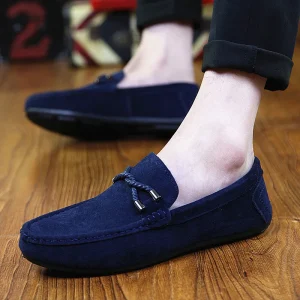 2025 Scarpe casual da uomo Scarpe da uomo di moda Mocassini da uomo traspiranti Mocassini Slip on Scarpe basse da uomo Scarpe da guida maschili 1