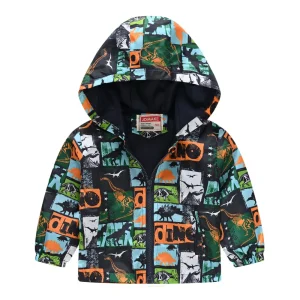 Primavera Autunno Sottile Capispalla per bambini Moda Ragazze Cappotti Giacche con cappuccio Ragazzi Abbigliamento casual Abbigliamento per bambini Roupa Infantil Menina 1