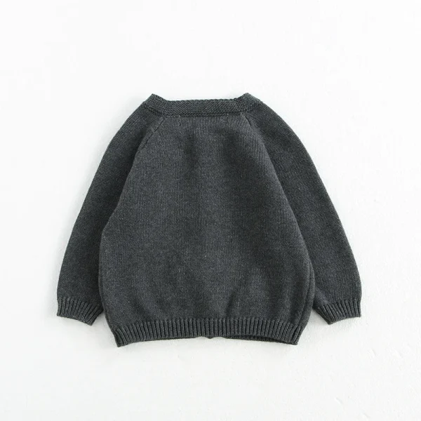 MILANCEL 0-3 Y 2024 autunno bambino maglione neonate fungo ricamo Cardigan bambino ragazzi cappotto lavorato a maglia tuta opzionale 4