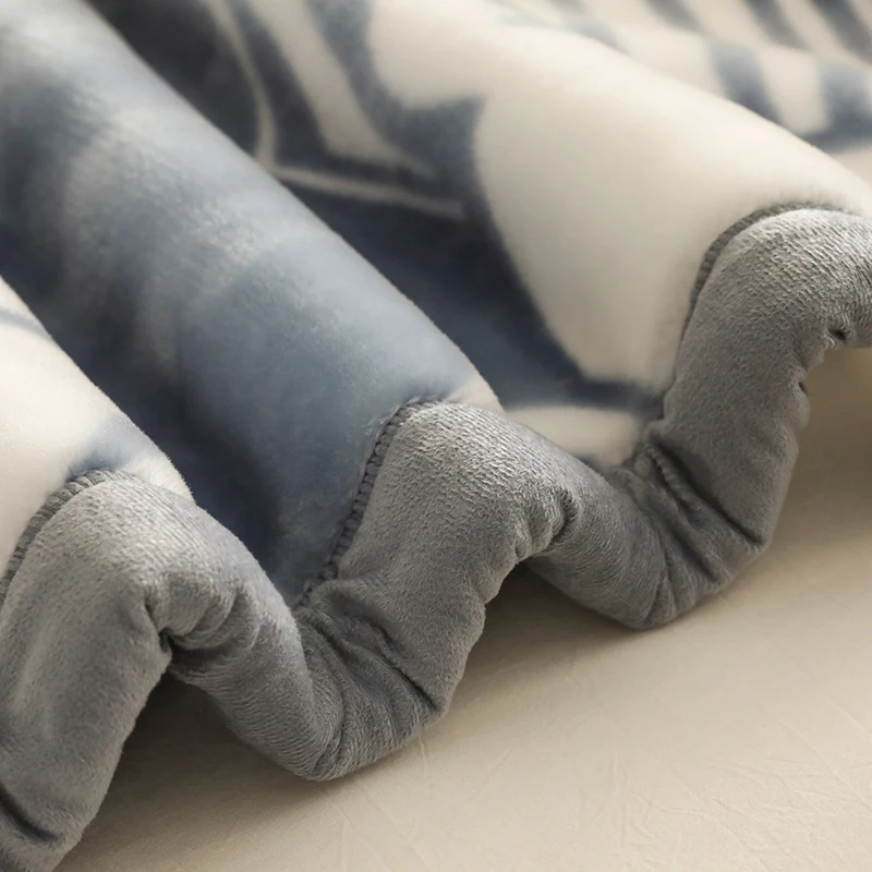 1 pezzo di coperta multifunzionale stampata alla moda, coperta per coprire tutto il corpo per tutte le stagioni per persone singole e doppie, coperta per pisolino 6