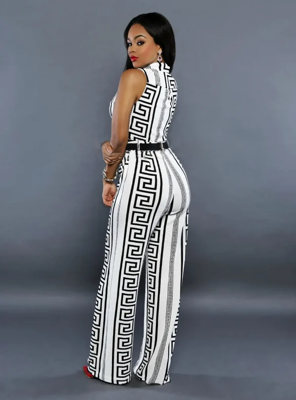 New Sexy Colorful High Street senza maniche Bodycon pagliaccetti tuta da donna con stampa 2023 Fashion Feminino tuta aderente 4
