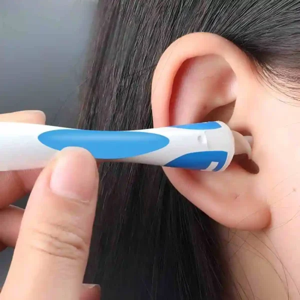 Strumento per la rimozione del cerume Detergente per le orecchie con silicone morbido 16 punte di ricambio semplicemente per afferrare l'estratto del cerume 1