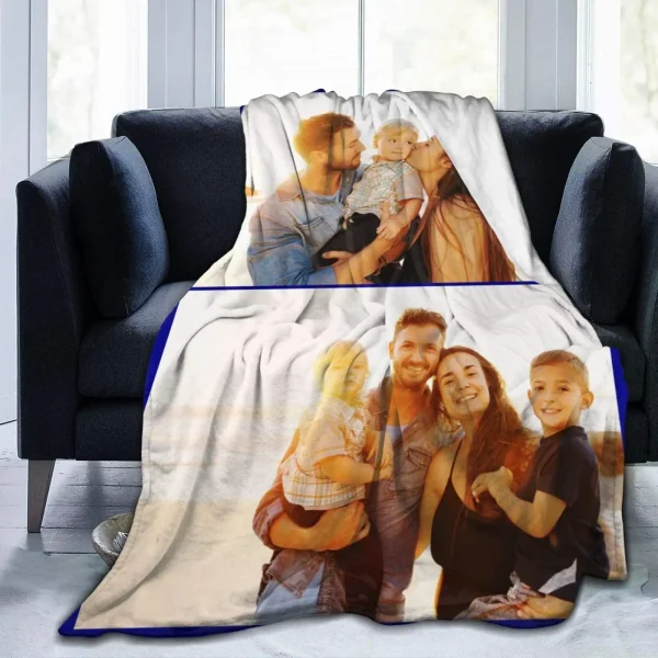 Coperta personalizzata in flanella Coperte calde personalizzate per divano letto Qualsiasi immagine Personalizzazione personalizzata fai-da-te su richiesta Peluche 6