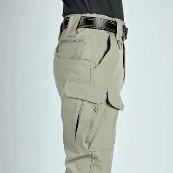 Pantaloni da uomo tattici cargo softshell elastici escursionismo trekking arrampicata campeggio caccia all'aperto pantaloni militari primavera autunno autunno 1