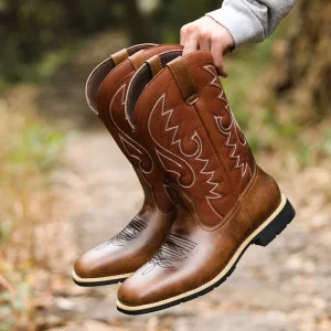 Inverno uomo stivali retrò fatti a mano donna stivali a metà polpaccio autunno Unisex scarpe antinfortunistiche Casual uomo sneaker scarpe da equitazione uomo botas 1