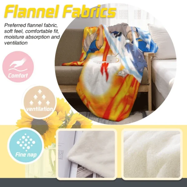Gioco caldo Inazuma Eleven Comoda coperta in flanella Soffice arredamento morbido per la camera da letto Coperte per divani Trapunte per la casa e la decorazione 6