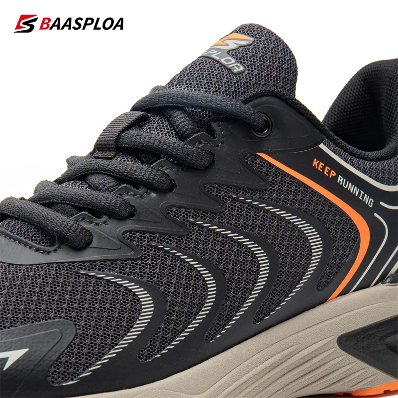 Baasploa Scarpe da corsa da uomo 2025 Casual Scarpe da ginnastica traspiranti in mesh leggero Scarpe sportive da uomo resistenti all'usura antiscivolo per esterni 5