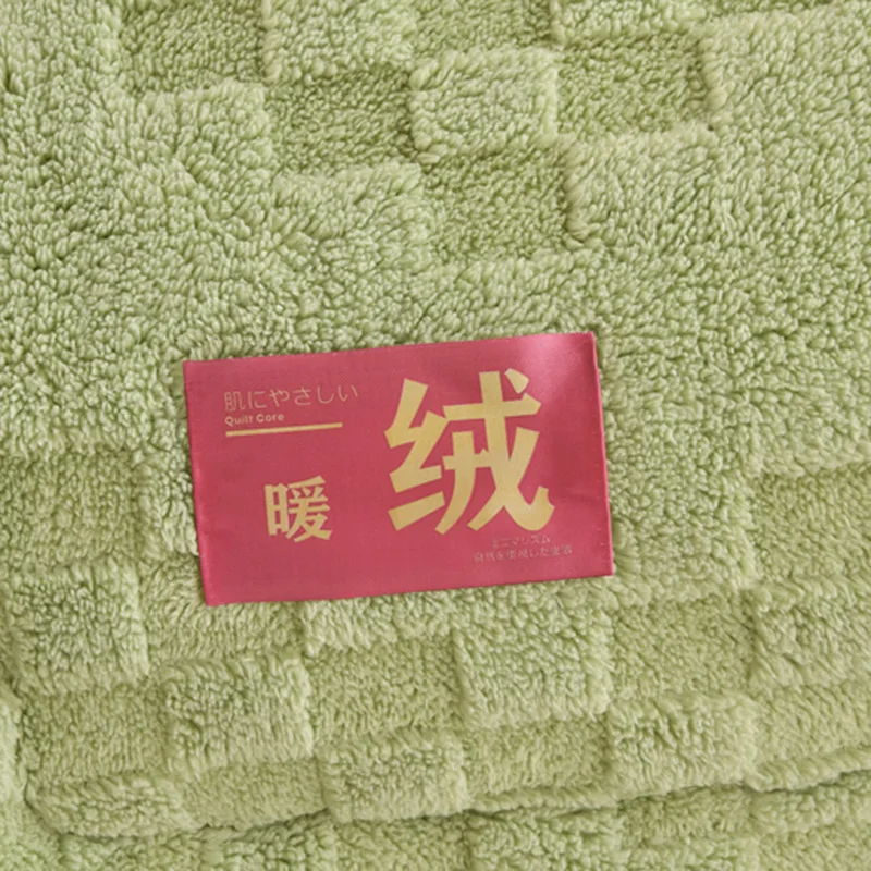 Trapunta in peluche super calda Trapunte trapuntate spesse invernali Trapunta calda in velluto double face Morbida coperta extra large 200x230 cm 2