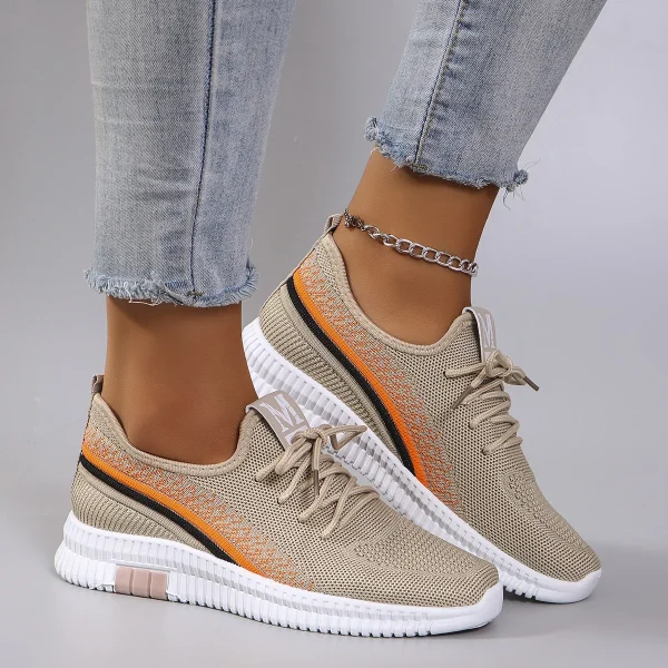 Scarpe basse estive in rete traspirante da donna, scarpe da donna, scarpe da ginnastica casual, spedizione gratuita 5