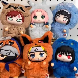 2025 Nuovo Eaki Naruto Cute Beast Party - Naruto & Sasuke Blind Box Figura Portachiavi Fascino Ornamento Giocattolo Regalo Di Natale 1