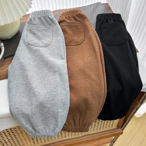 Pantaloni per ragazze dei ragazzi di colore solido Pantaloni casual per bambini Pantaloni Harem larghi Ragazza Pantaloni traspiranti Pantaloni per bambini Abbigliamento Pantaloni sportivi per ragazze 1