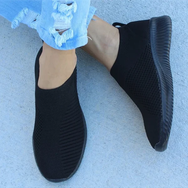 Scarpe basse da donna slip on bianche Scarpe da ginnastica bianche leggere da donna Estate Autunno Chaussures casual Scarpe basse da basket Femme 5