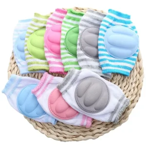 Ginocchiere per bambini Scaldamuscoli Ghetta di sicurezza antiscivolo Ragazze Ragazzi Gomito strisciante Ginocchiera Sottovesti Neonati Proteggi accessori 1