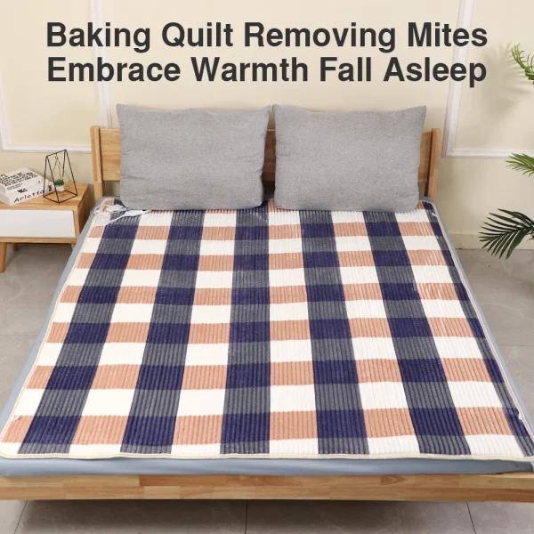 Lenzuolo elettrico riscaldato 220 Coperta riscaldata Lenzuolo elettrico riscaldato Livelli di riscaldamento Coperte riscaldate Sherpa per cuscinetti per soggiorno domestico 2