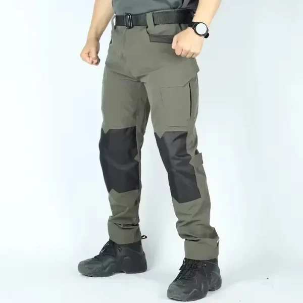 Pantaloni tattici estivi all'aperto Pantaloni da lavoro resistenti all'usura Pantaloni cargo multitasche Allenamento da caccia leggero Jogging casual 4