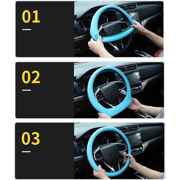 Coprivolante in silicone antiscivolo: vestibilità universale, morbida e inodore, adatto per ruote da 14''/15''/16'', durevole e per tutte le stagioni 2