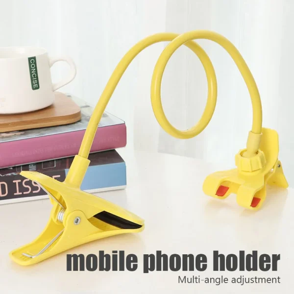 Supporto universale per telefono cellulare Supporto pigro flessibile Clip per telefono cellulare regolabile Staffa di montaggio da tavolo per letto di casa Supporto per smartphone 3