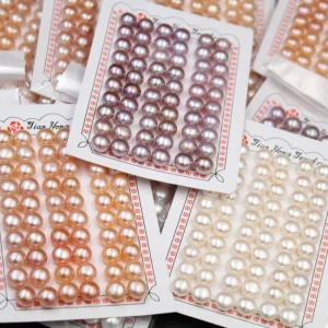 10 paia 4A perline di pane d'acqua dolce naturale mezzo foro 2.5-12mm perle perline nude accessori semilavorati perline sciolte 1