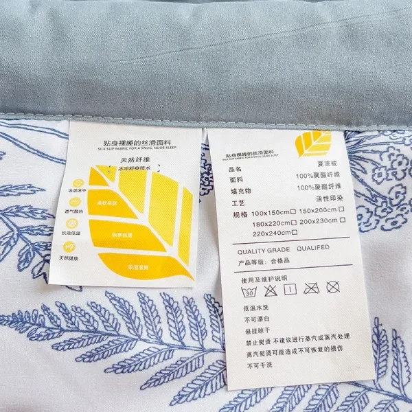 Estate Full Queen Divano traspirante Letto da ufficio Trapunte da viaggio Coperta da tiro Trapunta per aria condizionata Trapunta sottile e leggera 4