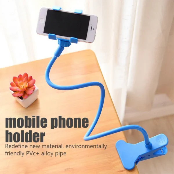 Supporto universale per telefono cellulare Supporto pigro flessibile Clip per telefono cellulare regolabile Staffa di montaggio da tavolo per letto di casa Supporto per smartphone 4