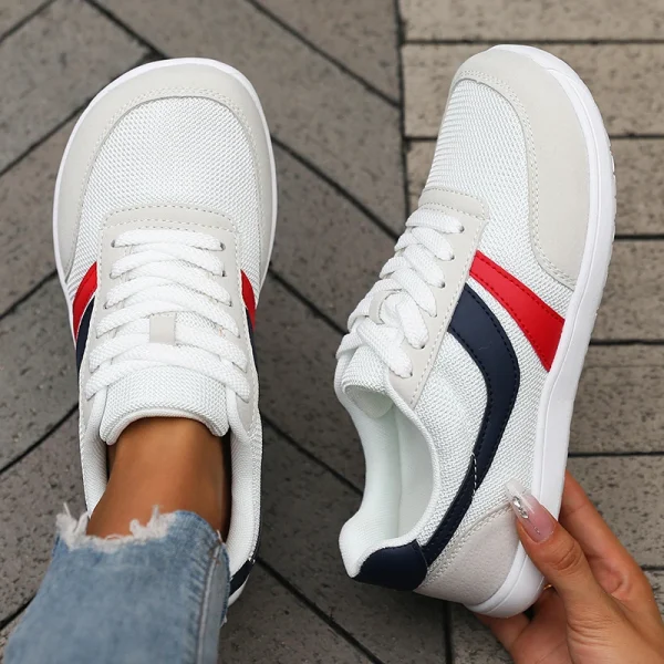 Nuove scarpe da donna a punta larga Casual versatili suola morbida Scarpe larghe per ultime Scarpe da ginnastica da passeggio Mesh traspirante Comode scarpe a piedi nudi 5