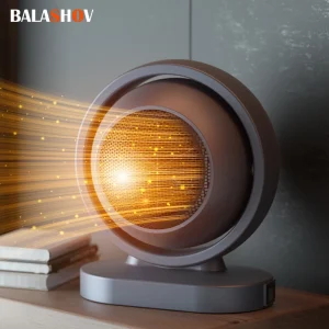 Riscaldatore elettrico da 380 W Ventilatore da tavolo portatile Stufa Ventilatore d'aria calda Mini radiatore Home Office Room Warmer per l'inverno Basso consumo 1