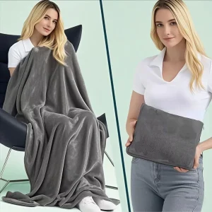 Coperte per aeroplani in pile di corallo, morbide, calde e soffici, multifunzionali, portatili, per coccole, 2 in 1, coperte da viaggio 1