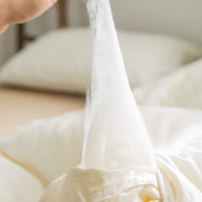 Trapunta in tessuto 100% cotone, trapunta, trapunta, imbottitura in fibra di soia 5