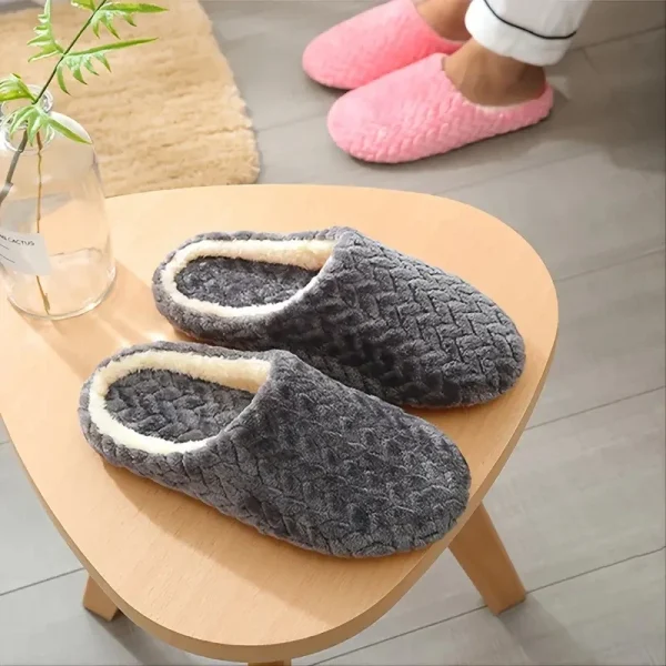 Pantofole da casa soffici unisex Morbide, leggere, antiscivolo, comode scivoli da interno per l'autunno inverno 2