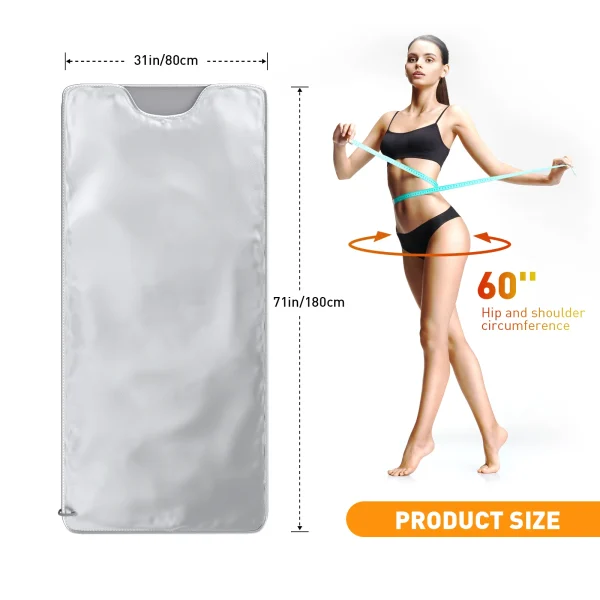 Coperta per sauna Spa domestico portatile per disintossicare e perdere peso Coperta per sauna per il sudore con controllo della temperatura 6