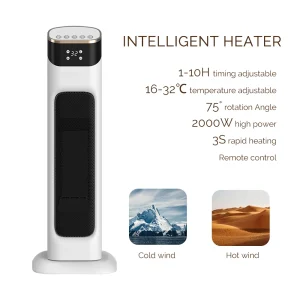 Termoventilatore elettrico PTC Temperatura regolabile Temporizzazione del telecomando Risparmio energetico Risparmio energetico Bagno Soggiorno Scaldino 1