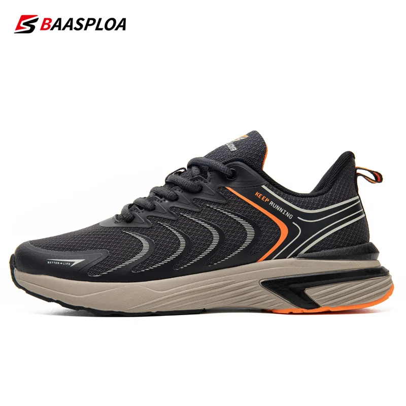 Baasploa Scarpe da corsa da uomo 2025 Casual Scarpe da ginnastica traspiranti in mesh leggero Scarpe sportive da uomo resistenti all'usura antiscivolo per esterni 1