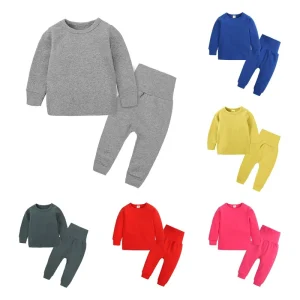 Tecnologia intimo termico bambino bambini bambini senza cuciture lungo John vestiti invernali caldi per ragazze ragazzi 6M-6Y 1