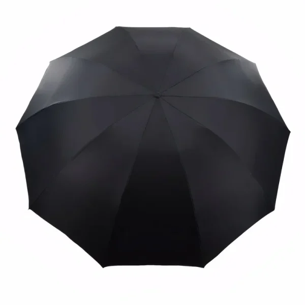 Ombrello pieghevole oversize da 130 cm Ombrello da sole e da pioggia grande antivento e impermeabile per viaggi e uso familiare 3