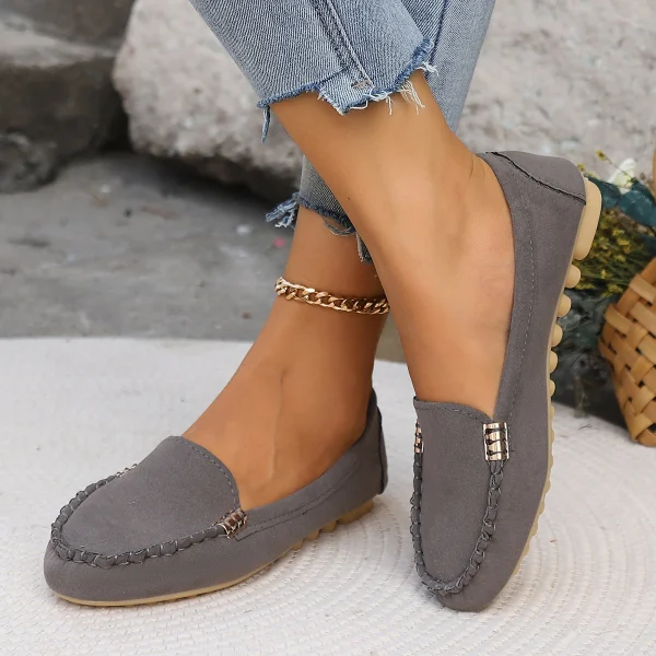 Scarpe da donna Slip On Mocassini per ballerine Mocassini da donna Sneakers casual Zapatos Mujer Scarpe basse per donna Scarpe casual 4