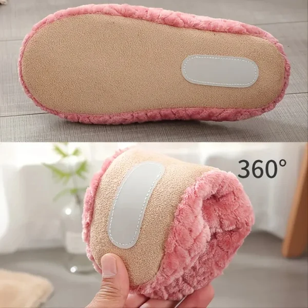 Pantofole da casa soffici unisex Morbide, leggere, antiscivolo, comode scivoli da interno per l'autunno inverno 6