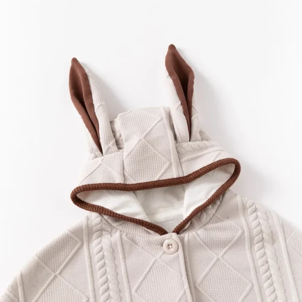 Mantello per bambini per l'autunno e l'inverno - Mantello per bambini antivento, scialle caldo per neonati, capispalla per bambini 2